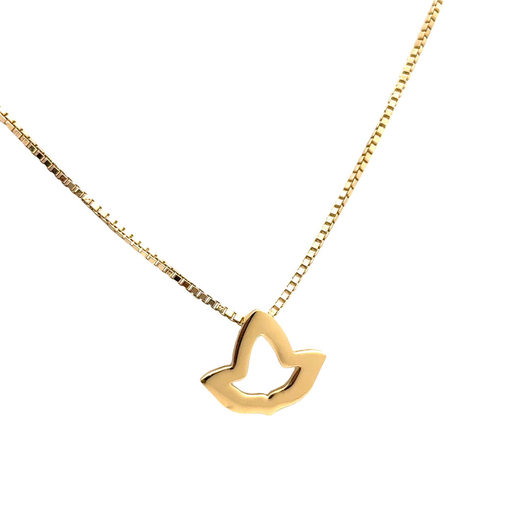 14k Gold Vermeil Extra Small Open Ivy Necklace