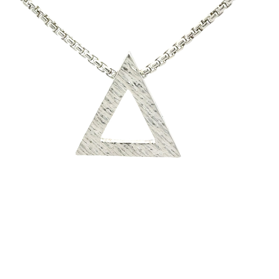 NEW! Textured Pyramid Necklace - Small