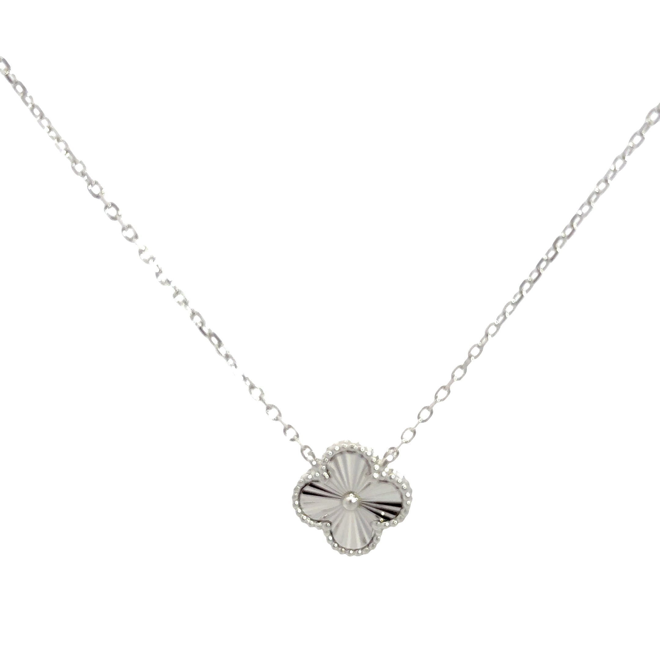 NEW! Sterling Silver Clover Necklace – The Sterling Link