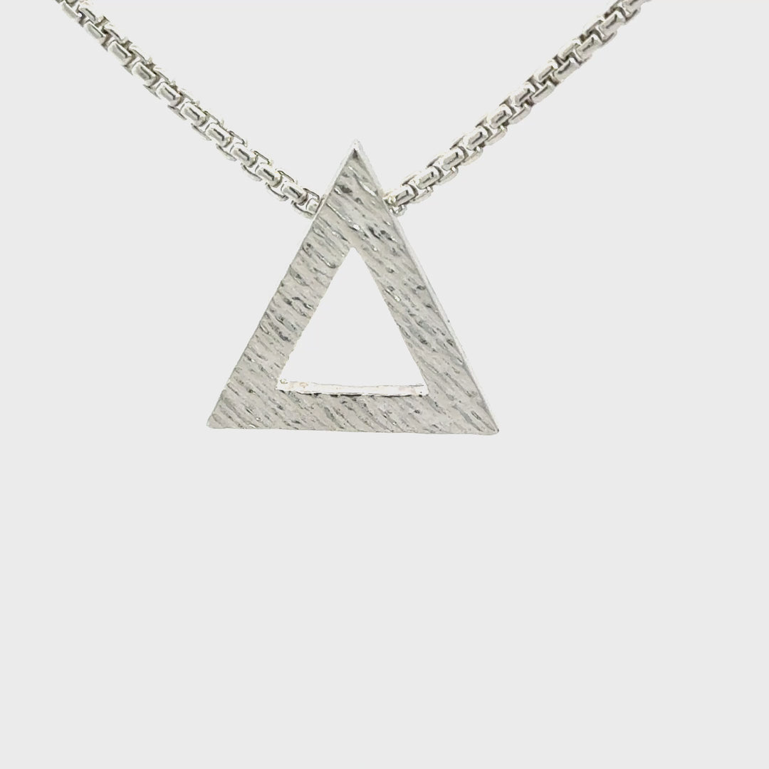 NEW! Textured Pyramid Necklace - Small