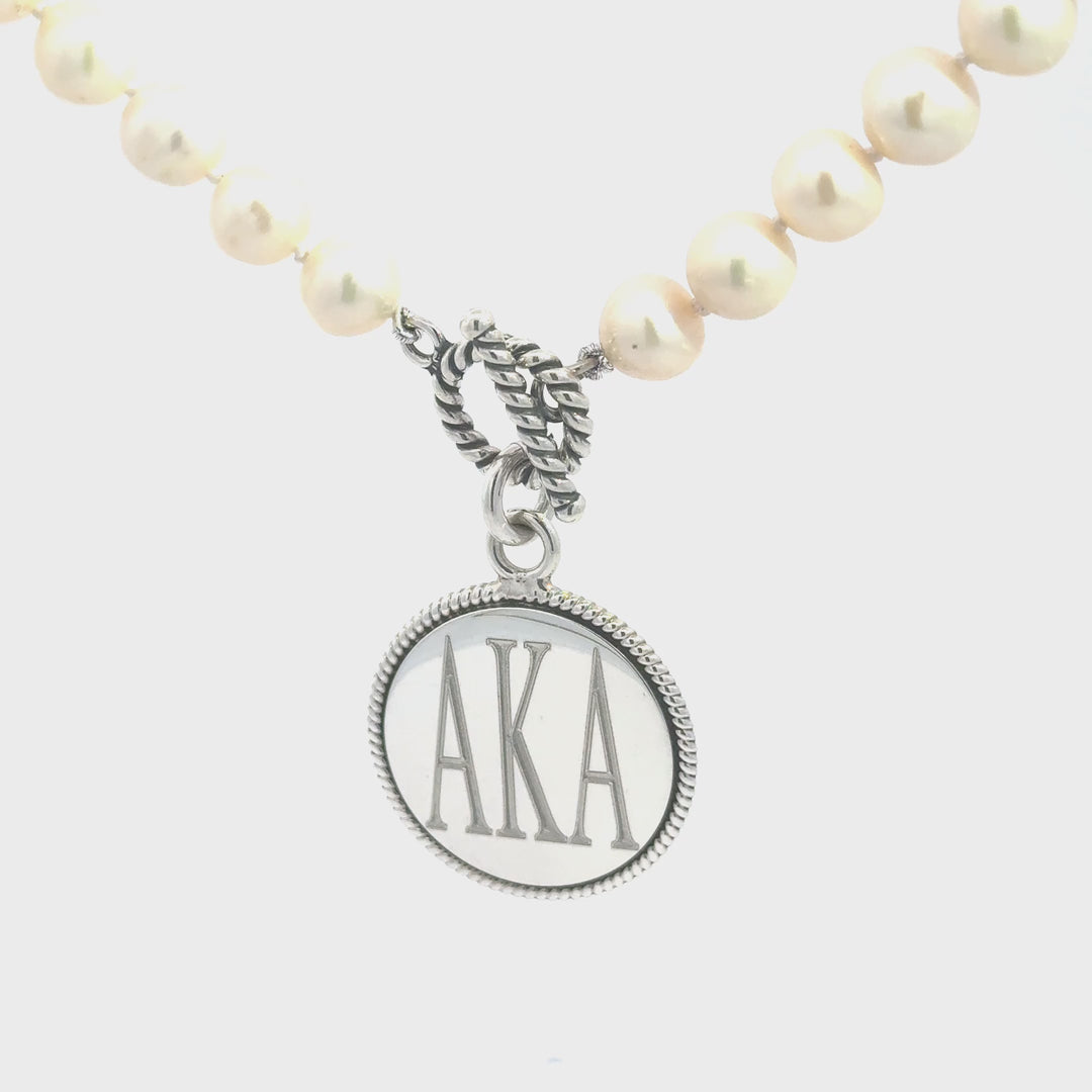 AKA Cultured Freshwater Braided Necklace
