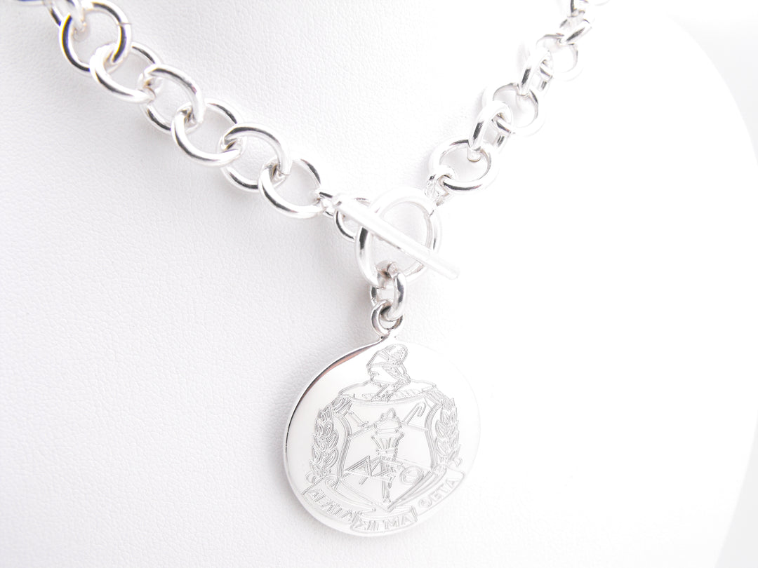 Single Link Necklace - Crest