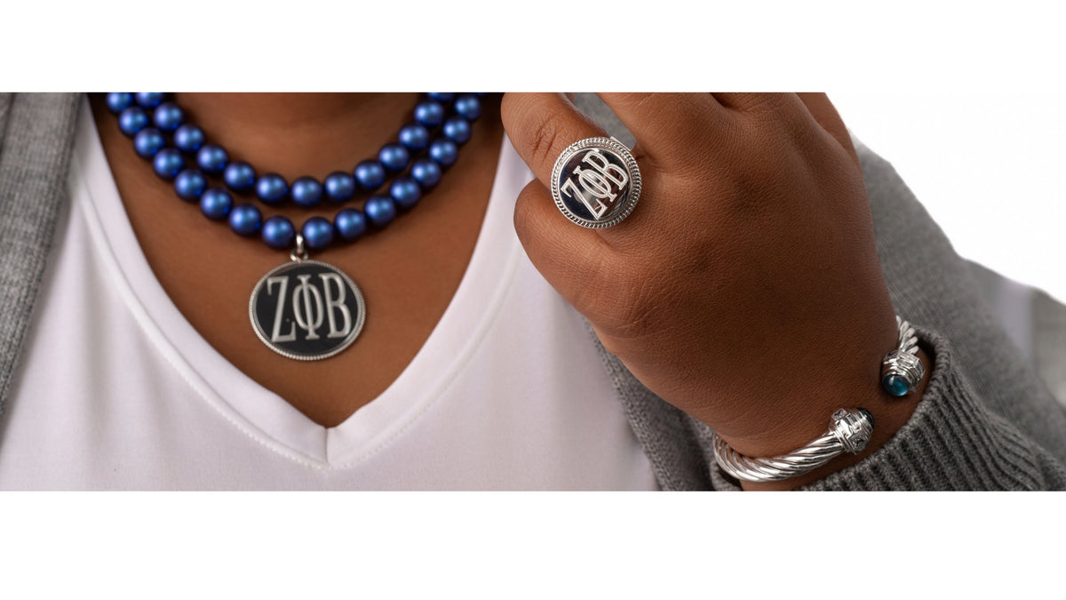 Zeta Phi Beta Sorority Jewelry