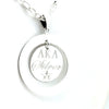 AKA Silver Star Halo Pendant Necklace