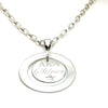 AKA Silver Star Halo Pendant Necklace