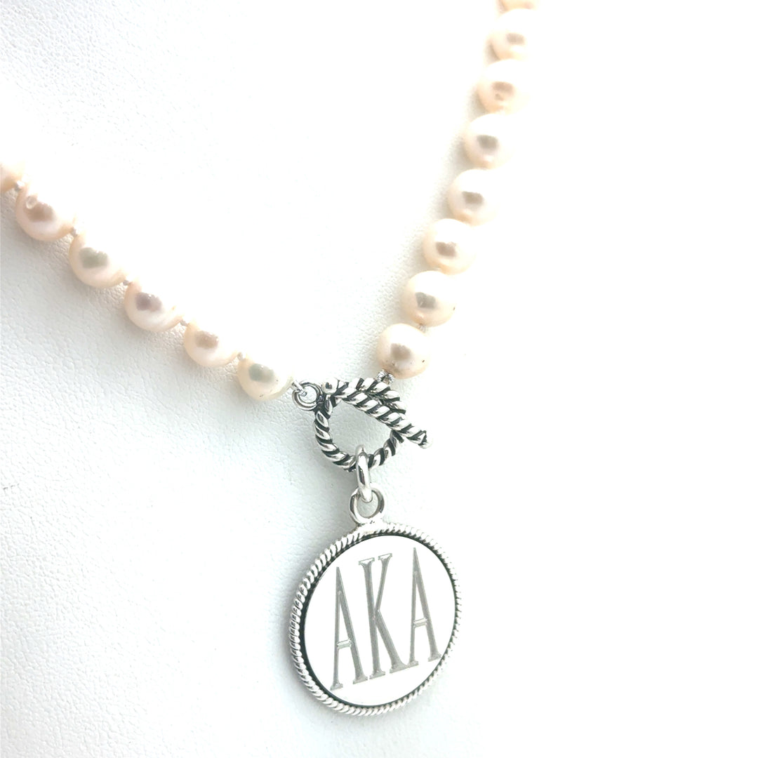 AKA  Cultured Freshwater Braided Necklace