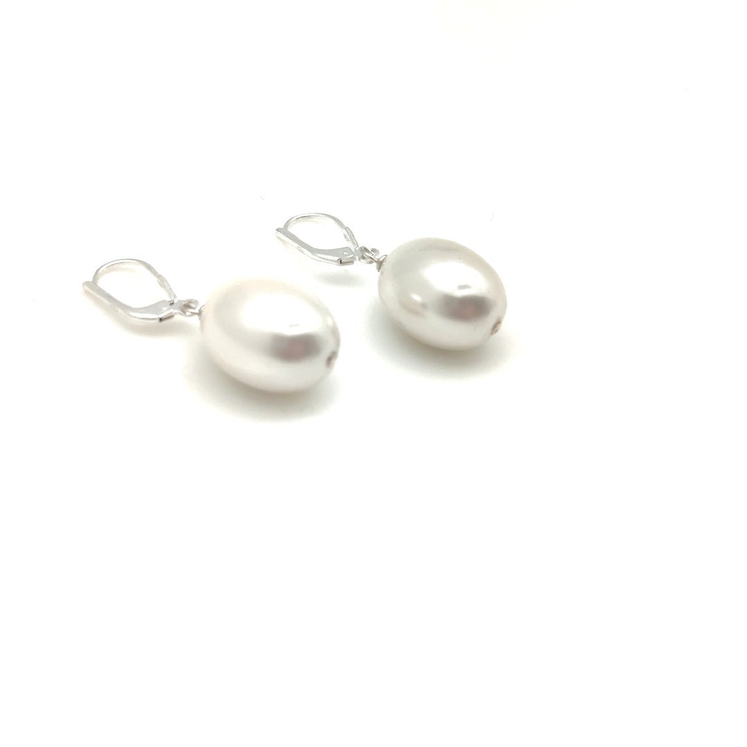 Oblong MOP Earrings