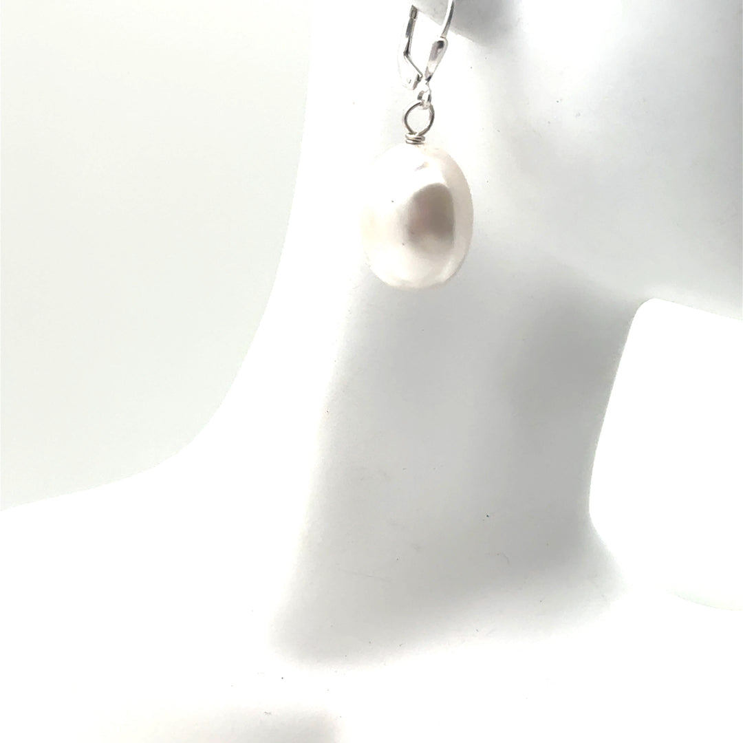 Oblong MOP Earrings