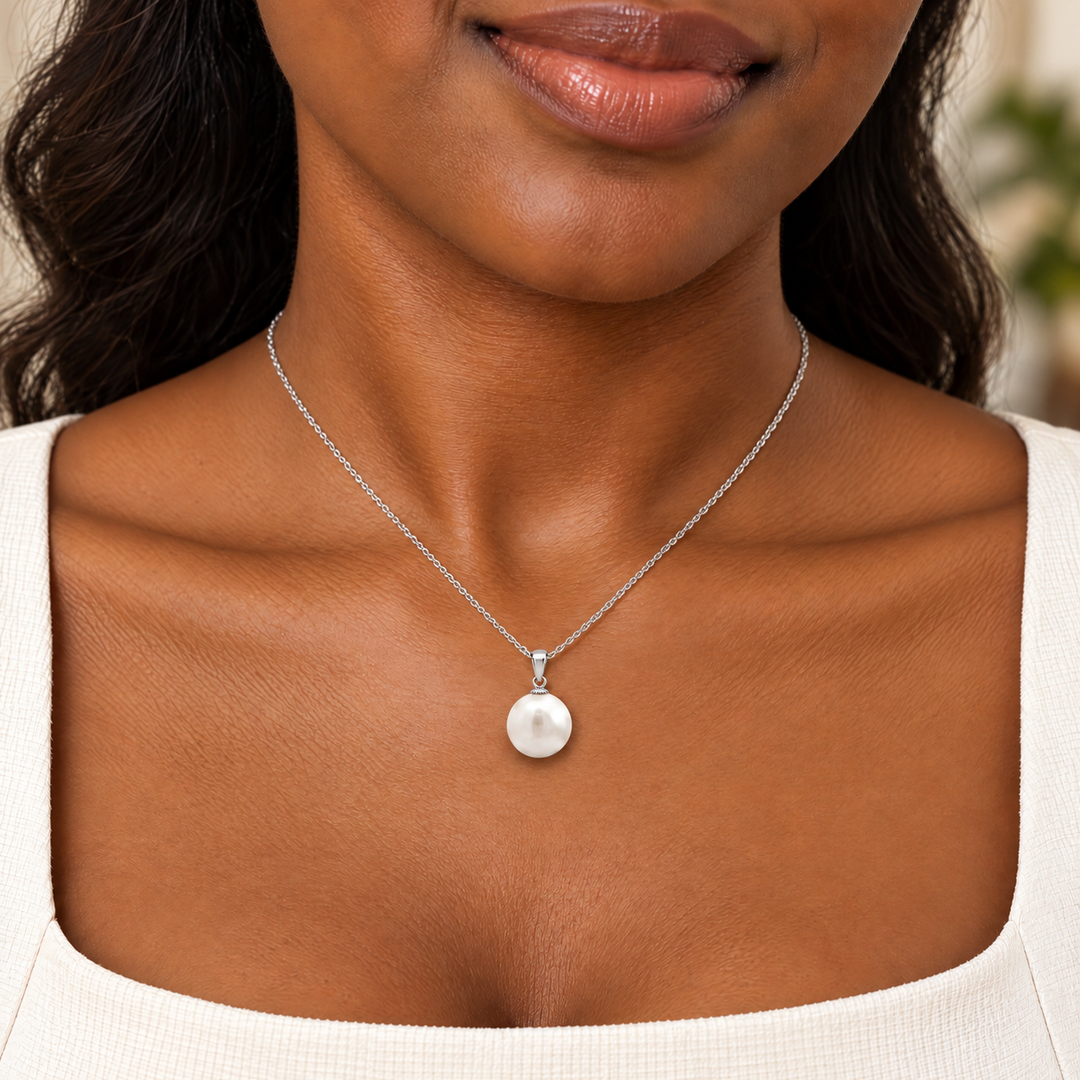 NEW! Freshwater Pearl Drop Necklace