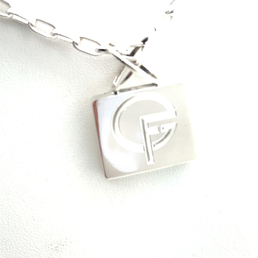 GF Square Infinity Pendant Necklace