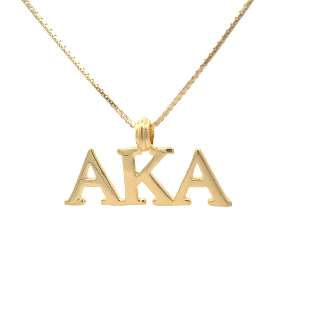 14k Gold Vermeil AKA Horizontal Lavalier Necklace