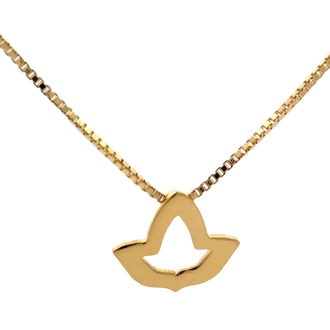 14k Gold Vermeil Extra Small Open Ivy Necklace