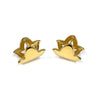 14k Gold Vermeil Ivy Leaf Huggie Earrings