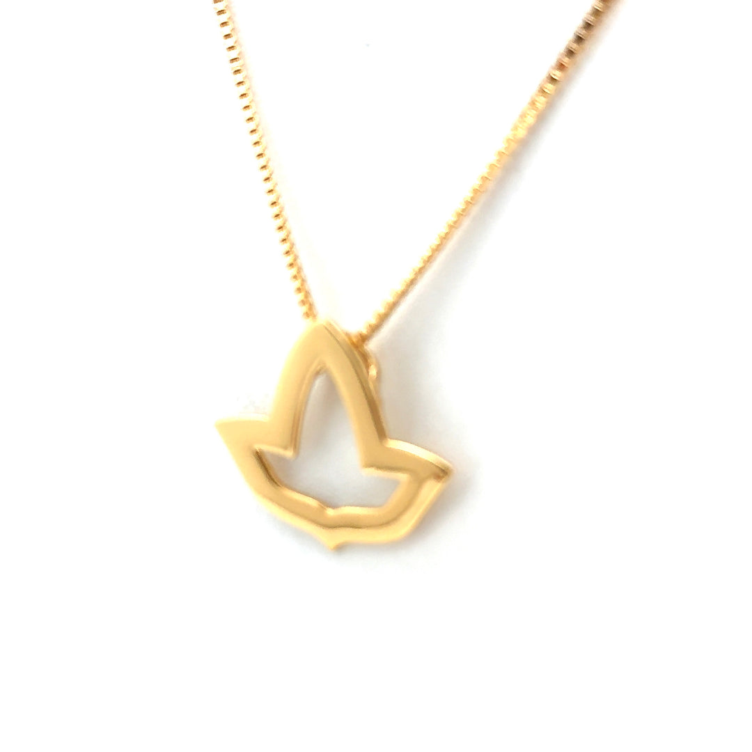 14k Gold Vermeil Medium Open Ivy Necklace