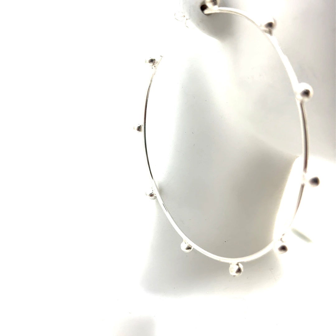 NEW! 8 Studs Large Hoop Earrings