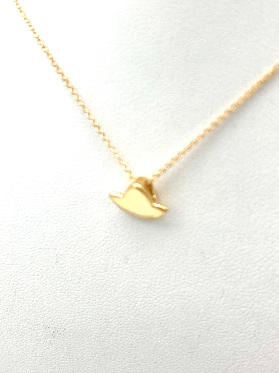 14k Gold Vermeil Tiny Solid Ivy Studs