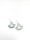 Pink and Green™ Enamel Open Ivy Leaf Necklace - Small