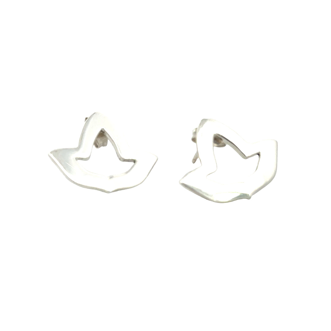Open Ivy Leaf Earrings - Extra Small Post