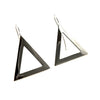 Large Pyramid Earrings - Fish hook