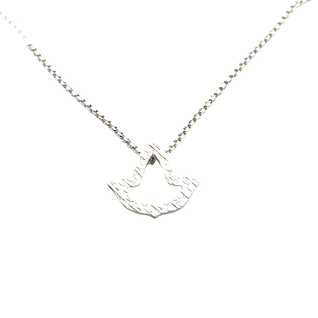 NEW! Textured Open Ivy Leaf Necklace - Small