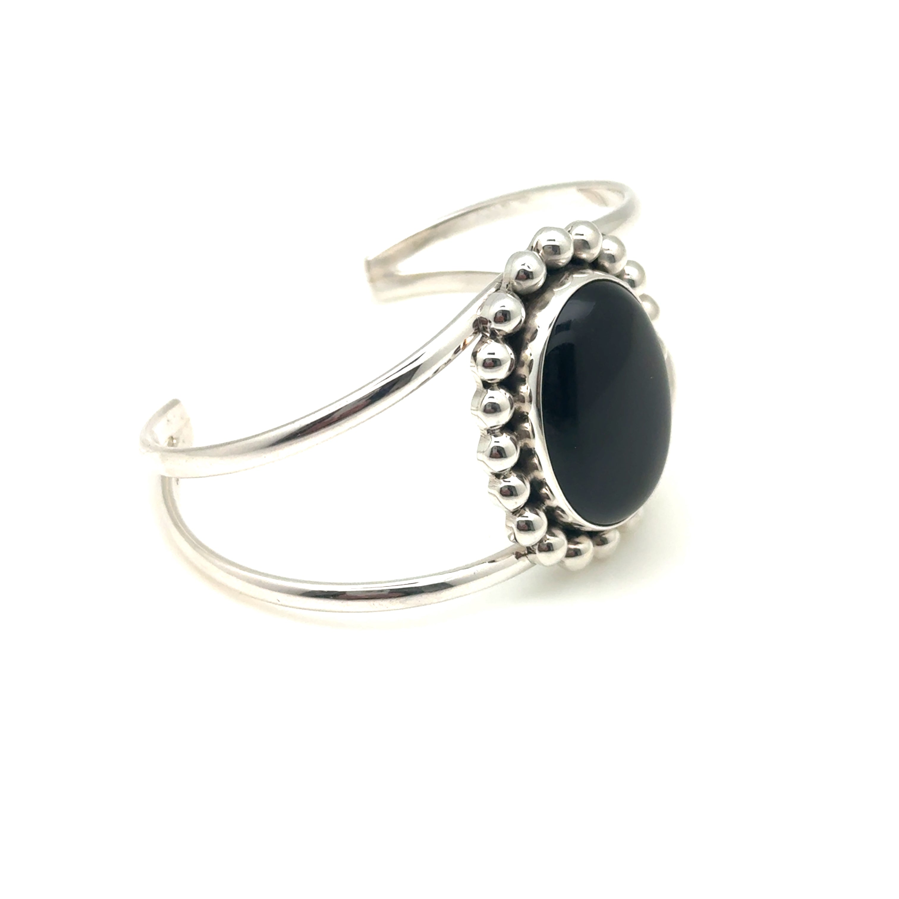 Oval Onyx Cuff