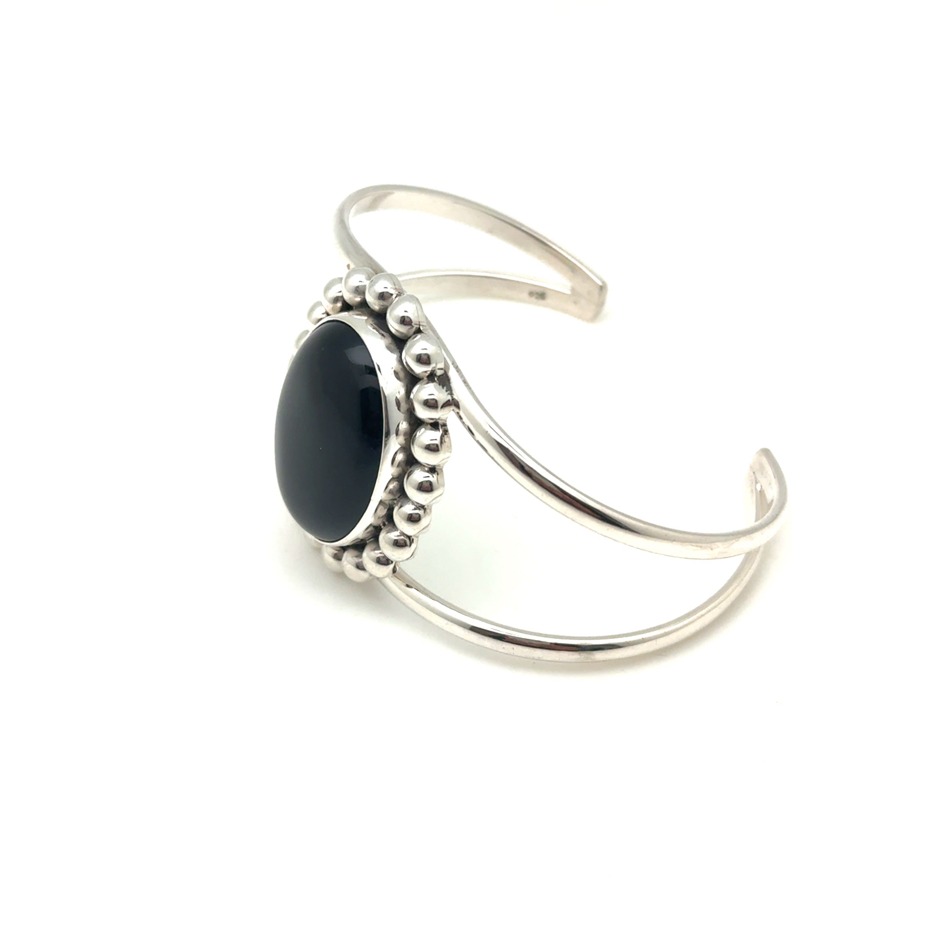 Oval Onyx Cuff