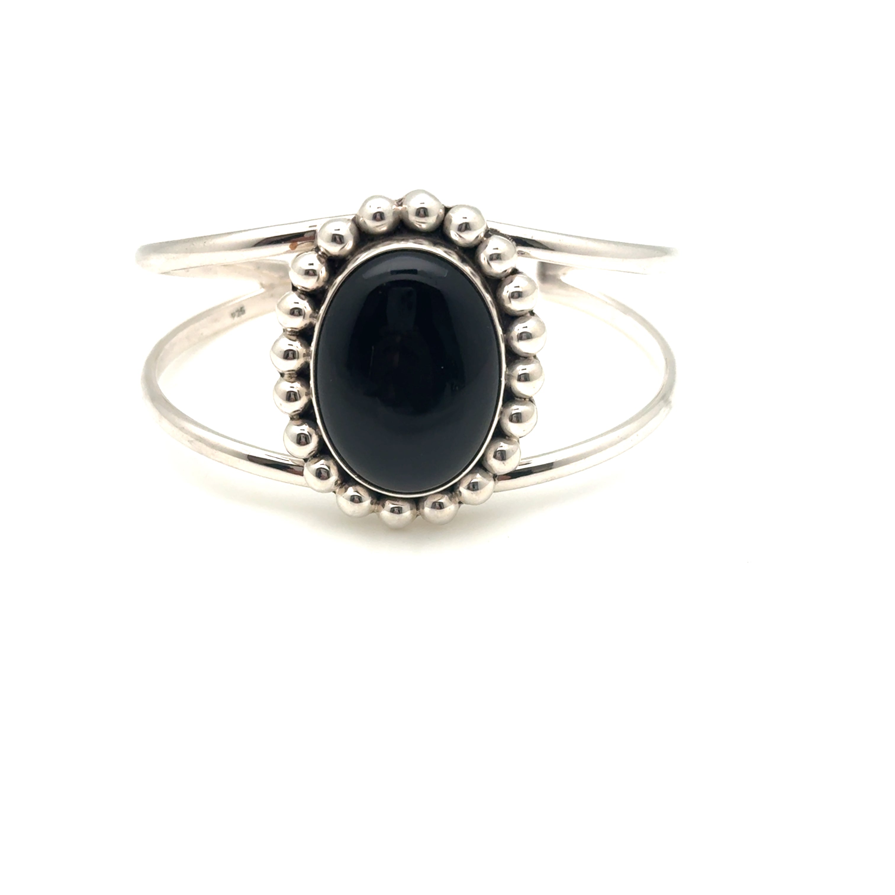 Oval Onyx Cuff