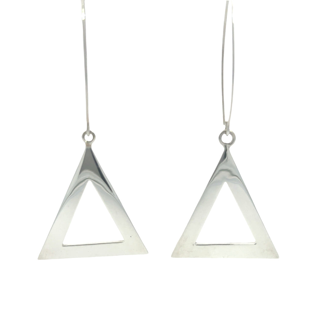 Pyramid Thread Earrings-Medium