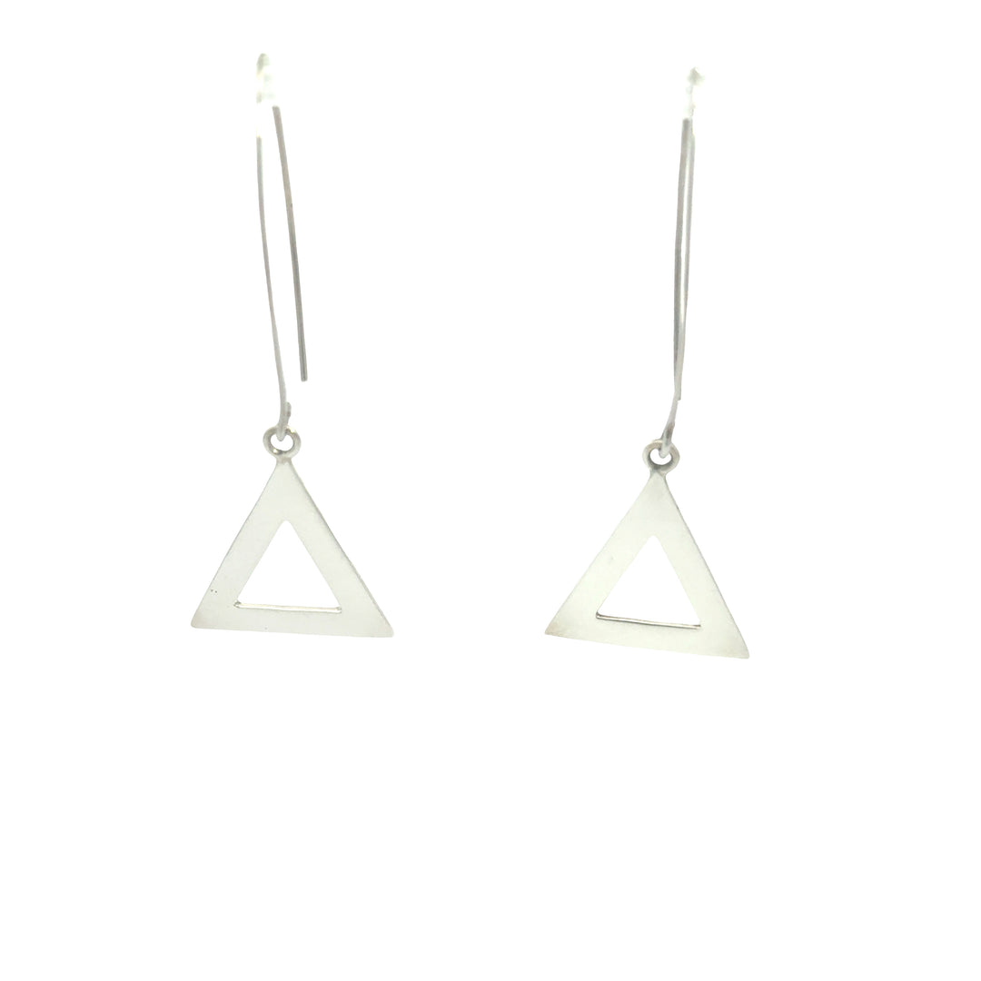 Pyramid Thread Earrings-Small