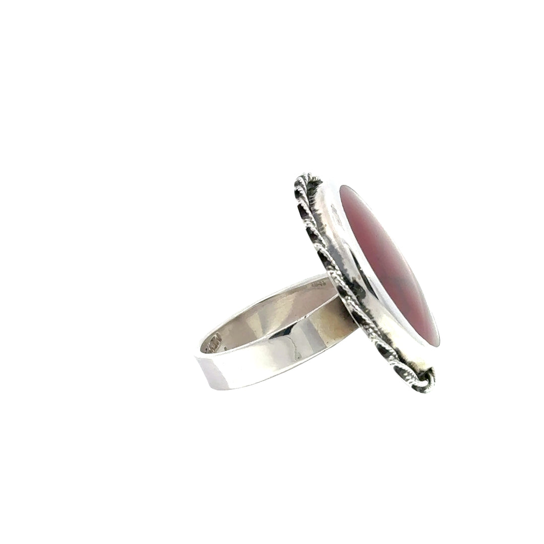 FINAL SALE - Red Agate Ring