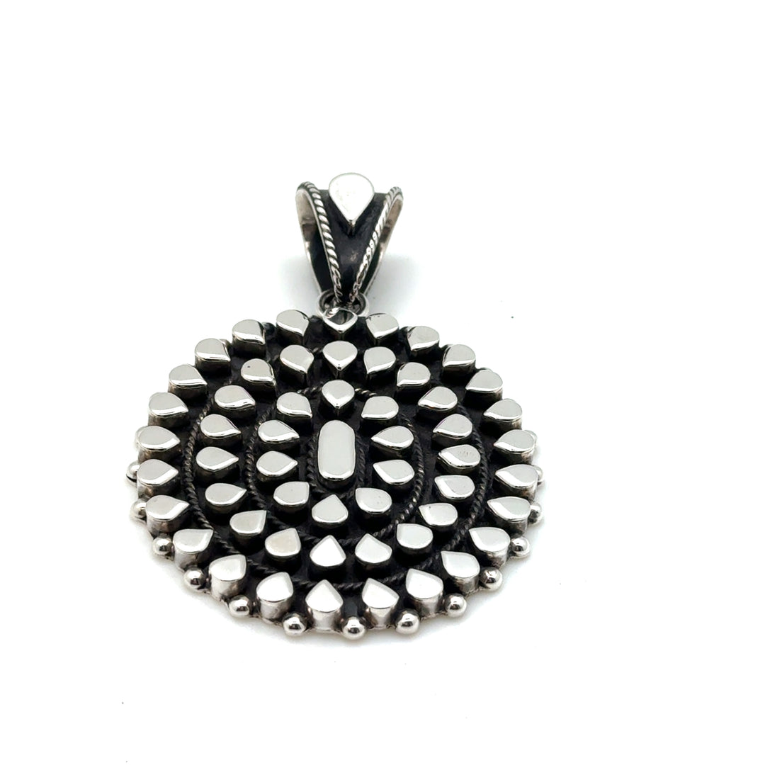 NEW! Sterling Silver Sunburst Pendant
