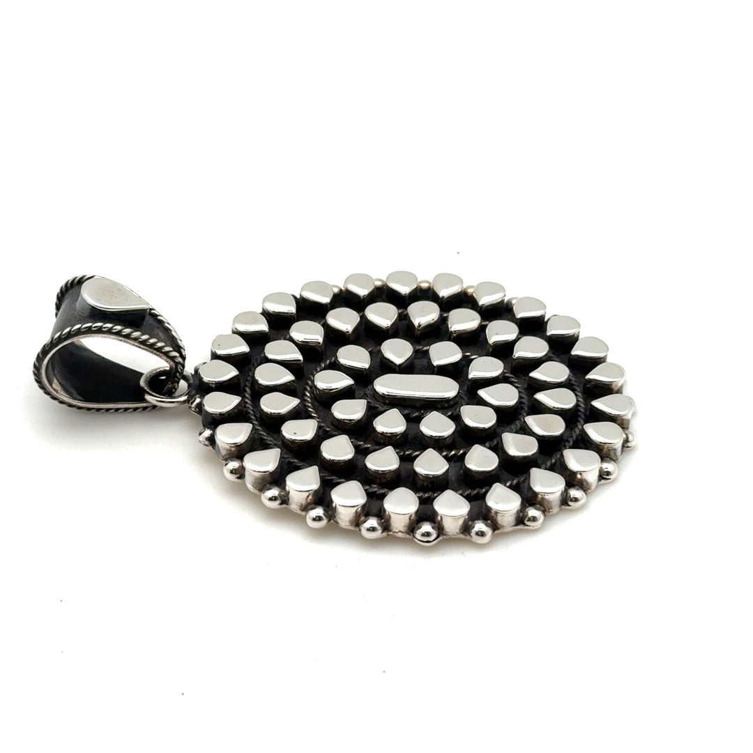 NEW! Sterling Silver Sunburst Pendant