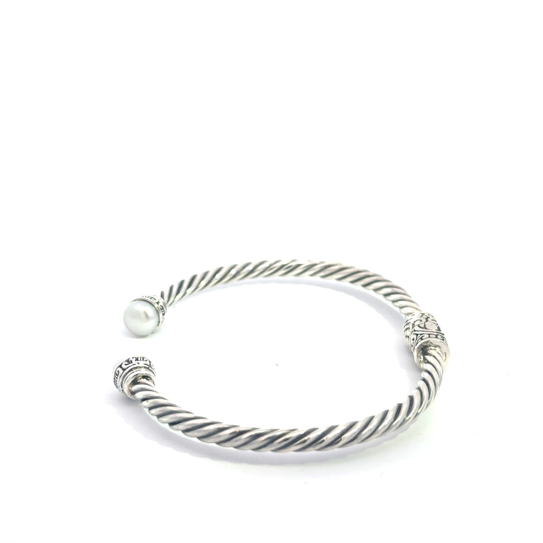 NEW! Freshwater Tip Cable Bracelet