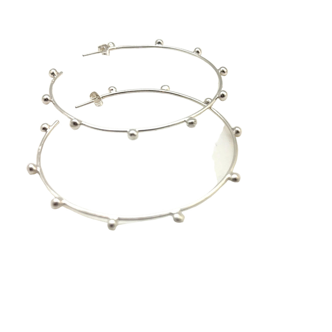 NEW! 8 Studs Large Hoop Earrings