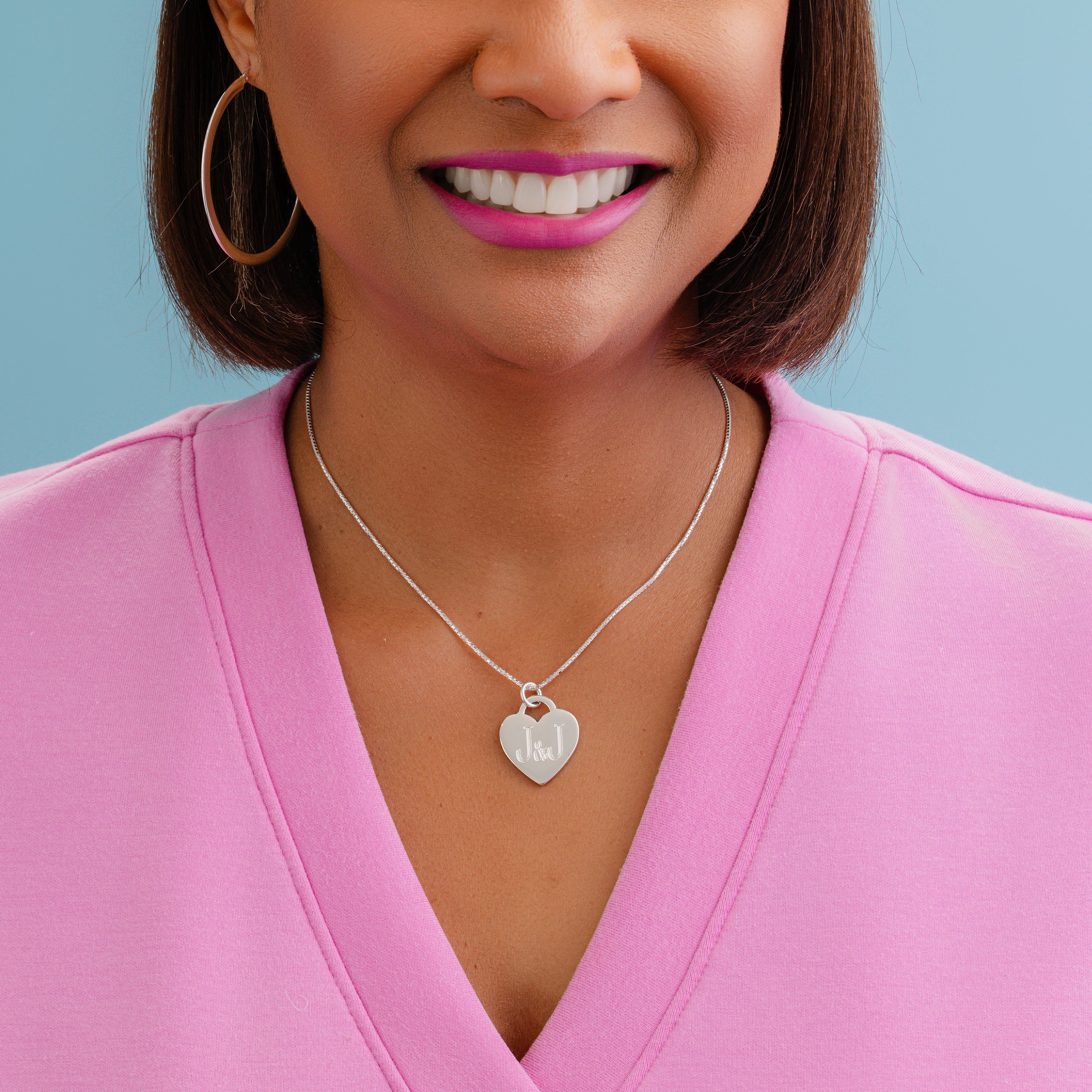 J & J Heart Necklace – The Sterling Link