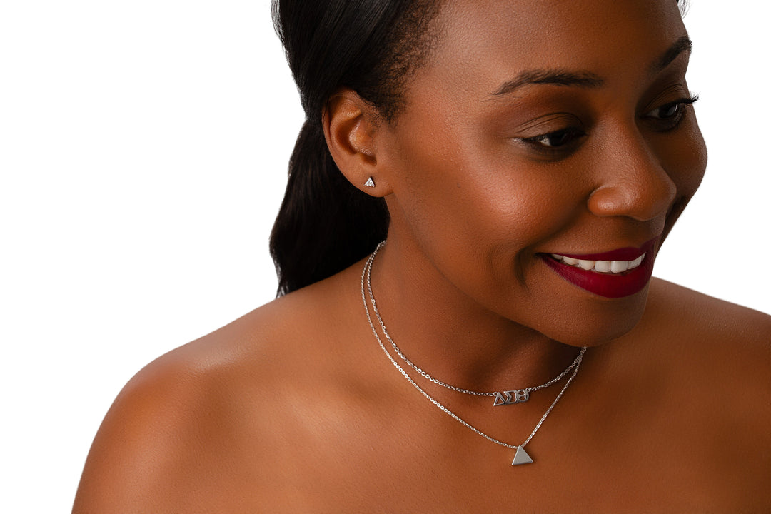 NEW! Tiny DST Horizontal Lavalier Necklace
