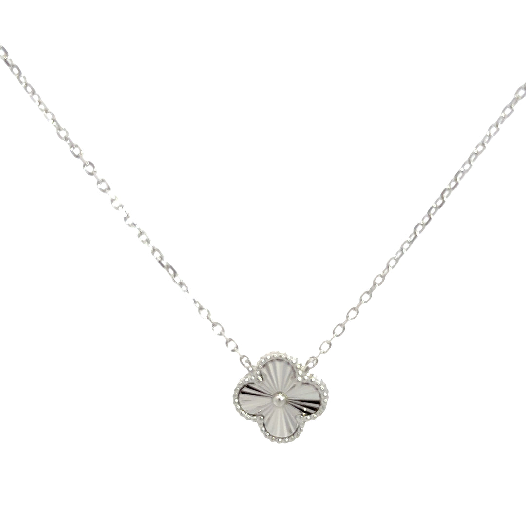 NEW! Sterling Silver Clover Necklace