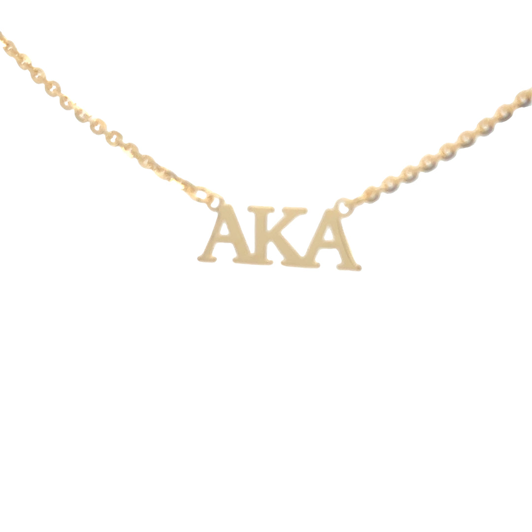 14k Gold Vermeil Tiny AKA Horizontal Lavalier