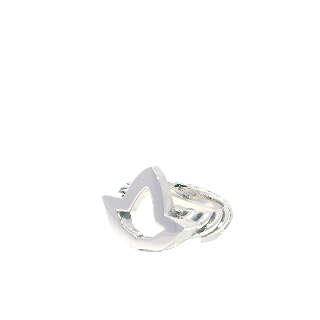 Ivy Leaf Cable Ring - Med.