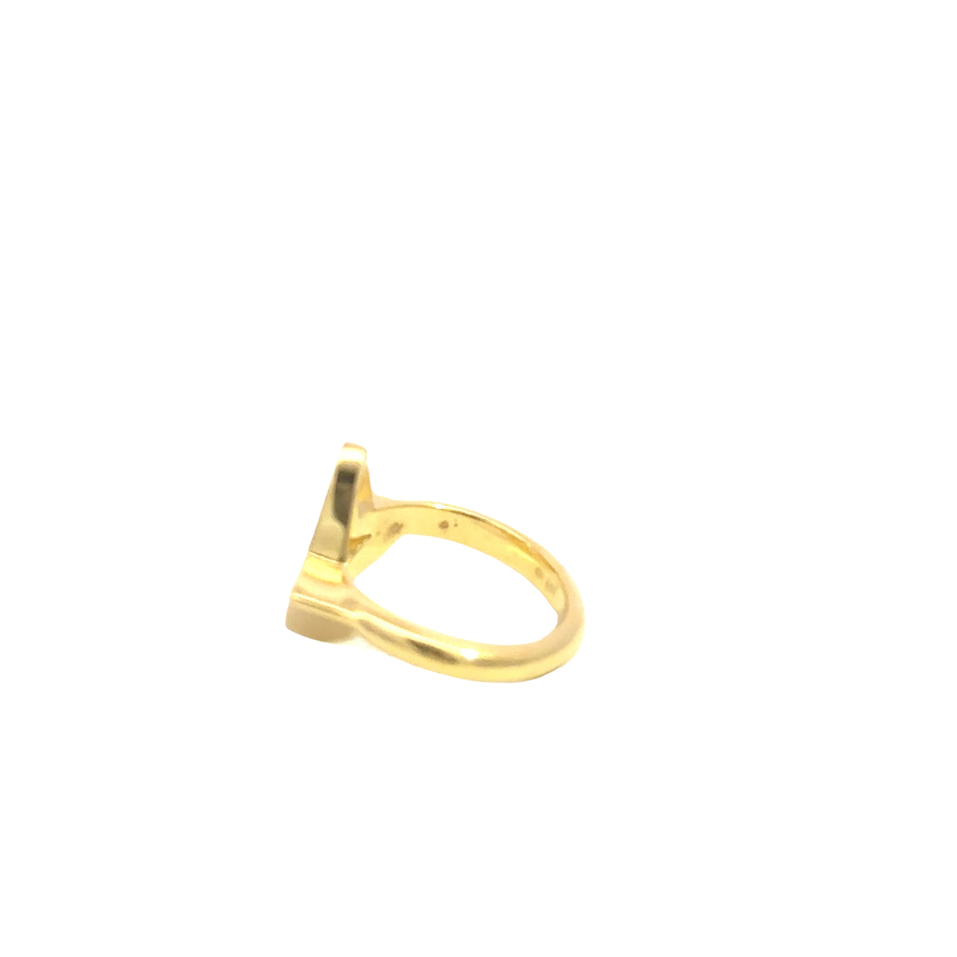 14k Gold Vermeil Ivy Leaf Ring