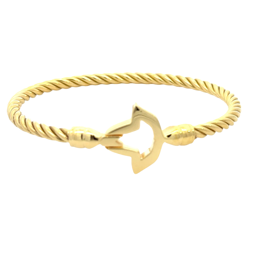 14k Gold Vermeil Ivy Leaf "Flex" Cable