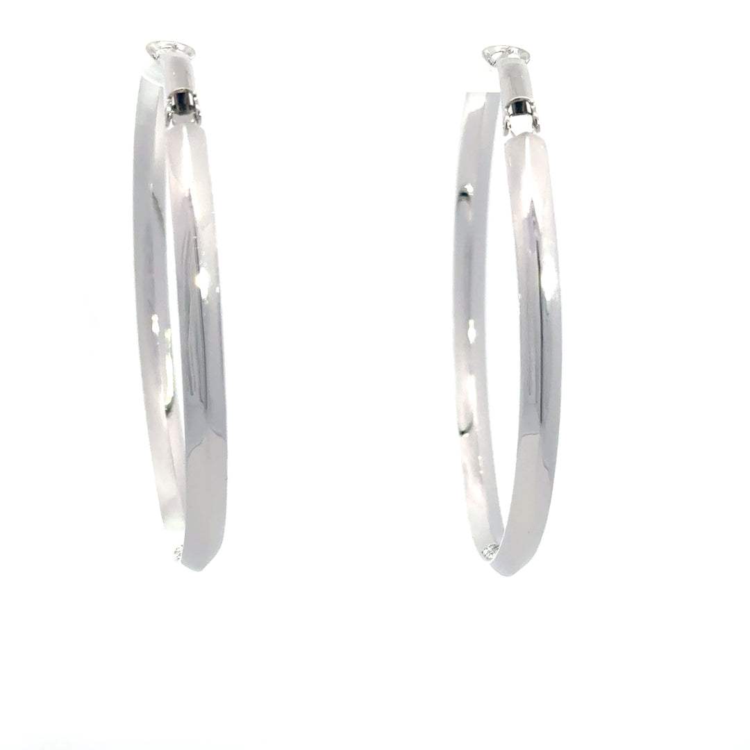 FINAL SALE - Pave Hoop Earrings