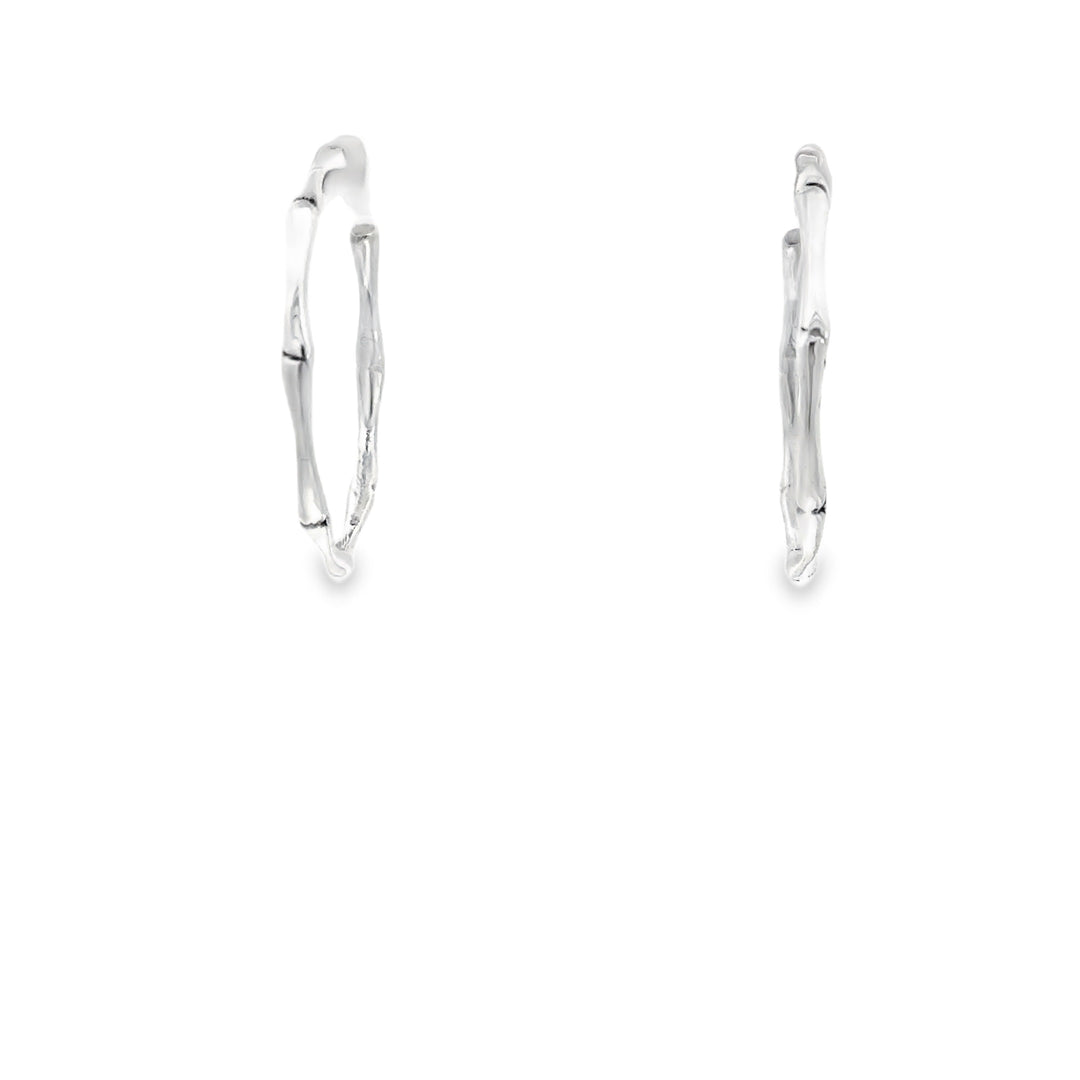 NEW! Bamboo Hoop Earrings