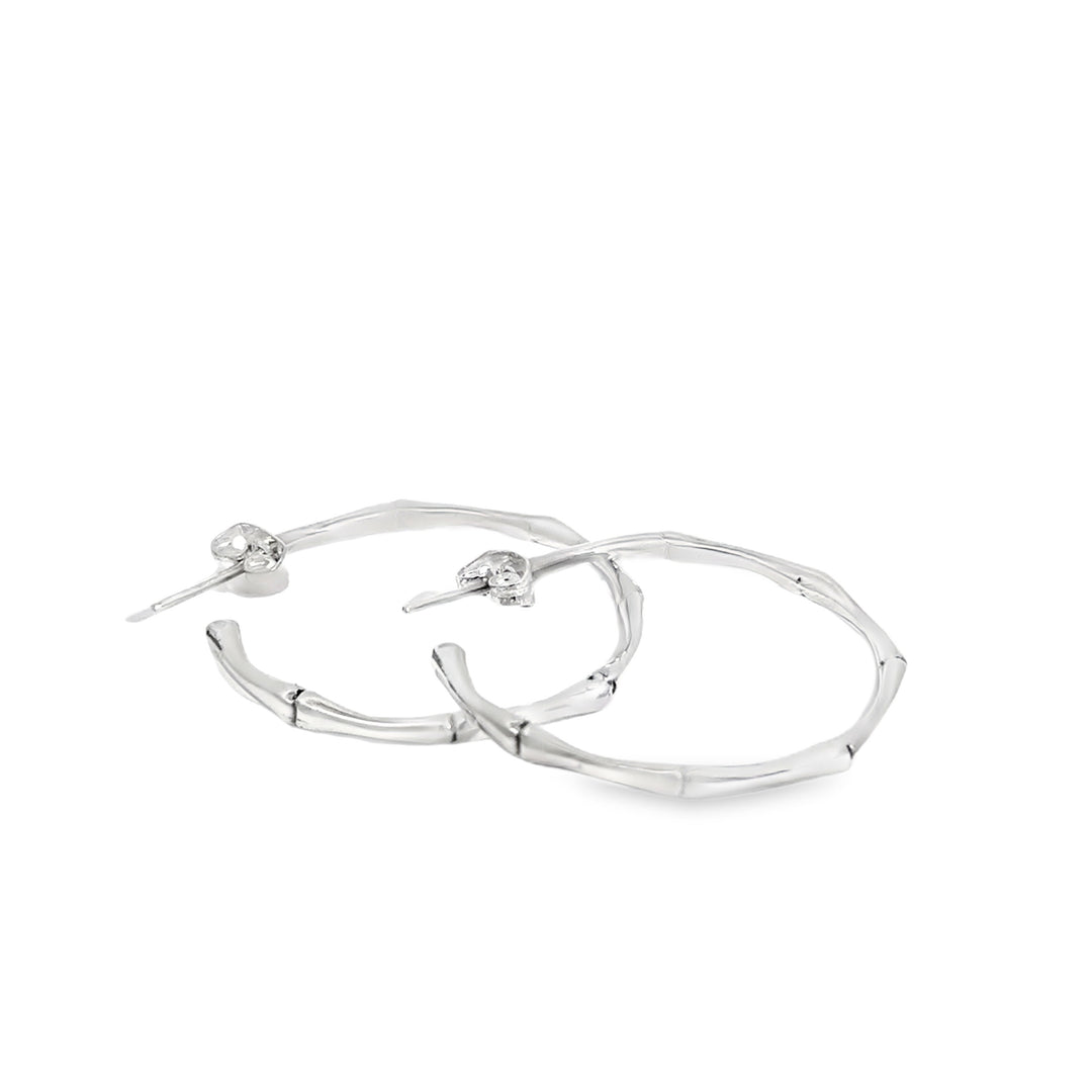 NEW! Bamboo Hoop Earrings