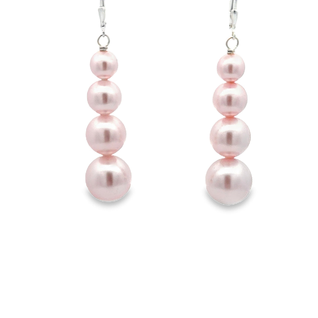 4 Pearl Swarovski® Pearl Earrings