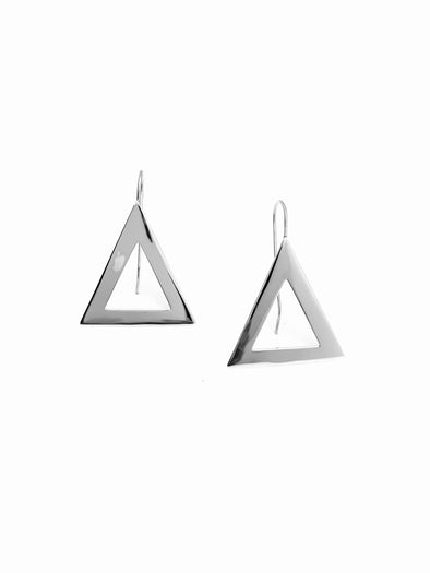 Medium Pyramid Earrings - Fish hook