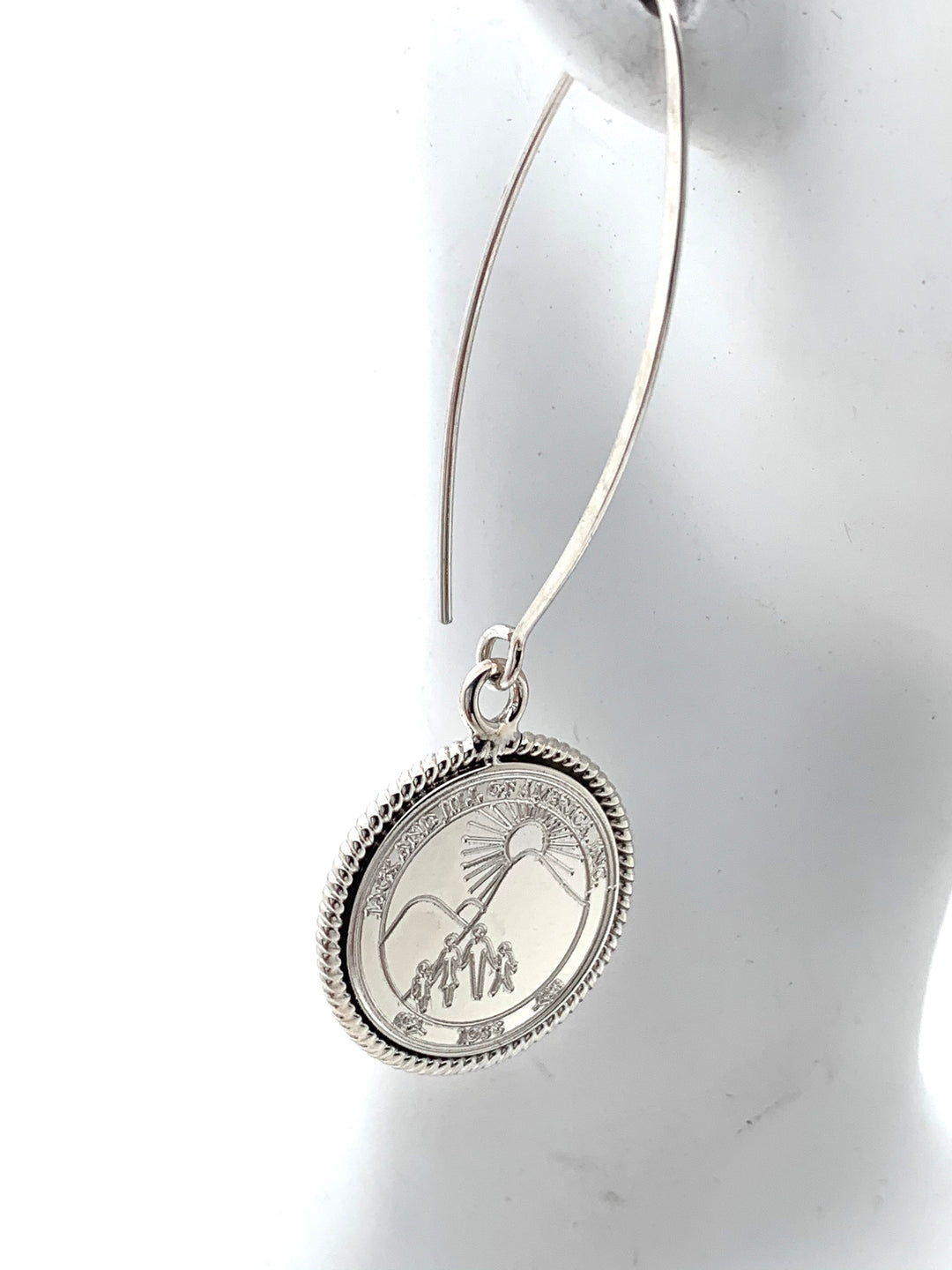 Jack and Jill Braided Thread Earrings