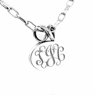 Oval Infinity Necklace