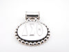 DST Bead Trimmed Oval Pendant