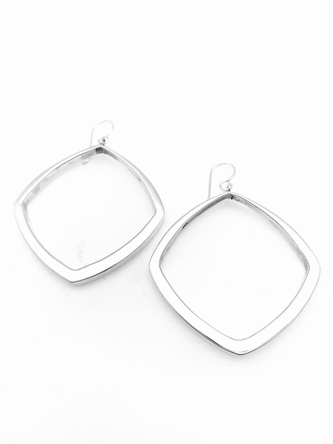 Diamond Shape Hoops